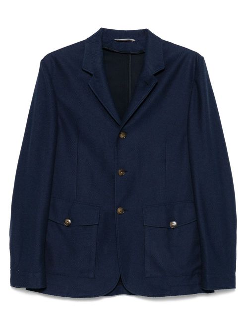 Canali single-breasted blazer - Blue