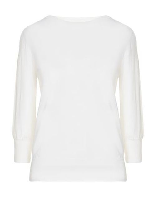 Woman Sweater Ivory Size 2 Merino Wool
