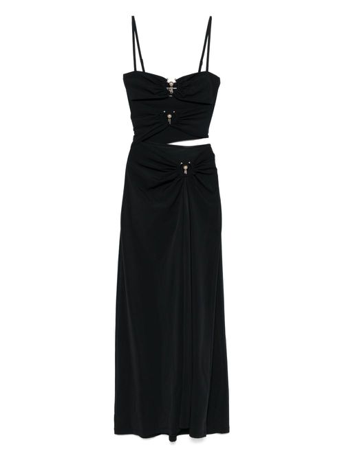 Christopher Esber Orbit ruched dress - Black