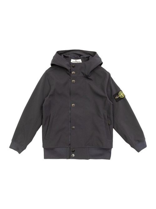 Jacket With Hood And Buttons