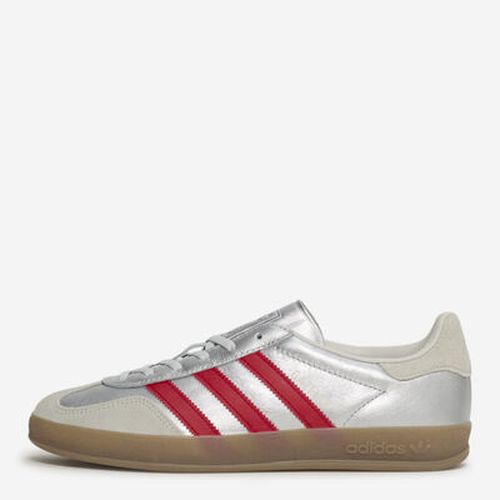 Women's Gazelle Indoor Shoes in silver