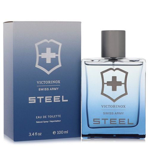Steel by Eau De Toilette Spray 3.4 oz Men