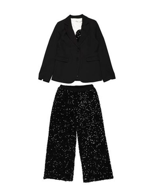 L:ú L:ú By Miss Grant Kid Girl Suit Black Size 14 Polyester, Recycled polyester, Elastane