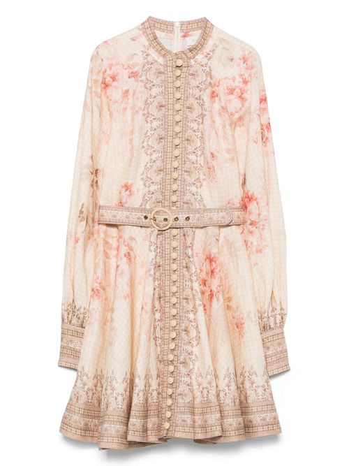 ZIMMERMANN Illuminate mini dress - Neutrals