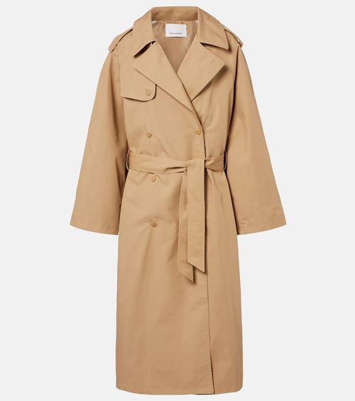 Riva oversized cotton trench coat