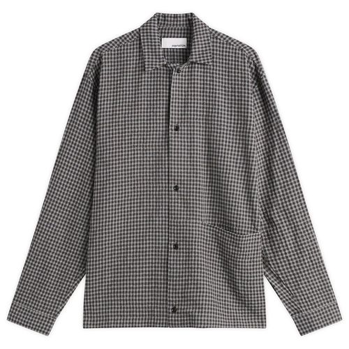 Men's Siesta Boxy Shirt Mint Gingham Check