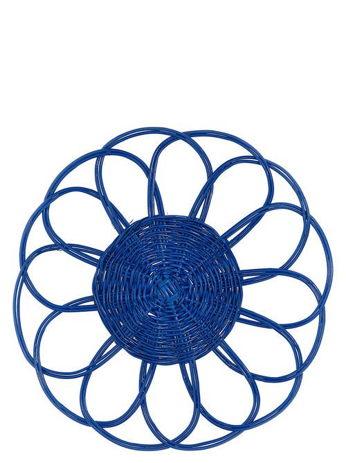 -Wicker Kitchen Linen Blu-Unisex
