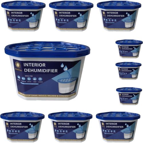 TEMU 500ml Dehumidifier 10pcs Moisture Absorber Condensation Remover, Disposable Damp Traps, Interior Dehumidifiers For Effective Humidity Management