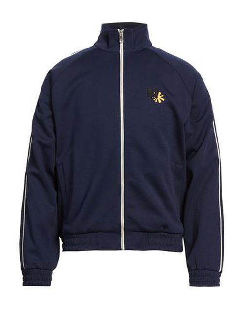 Man Sweatshirt Navy Size XL Polyester, Cotton