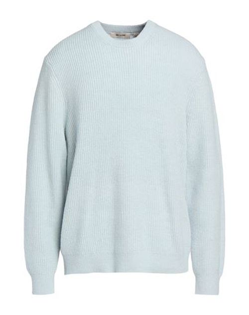 Man Sweater Sky blue Size L Merino Wool, Nylon, Cotton