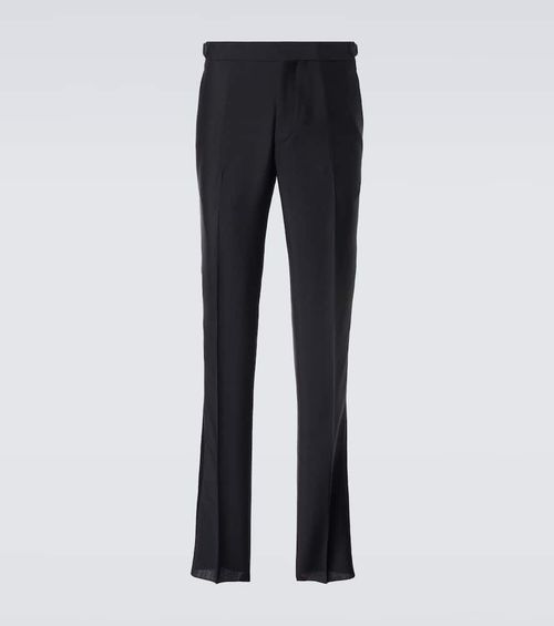 Wool tuxedo pants