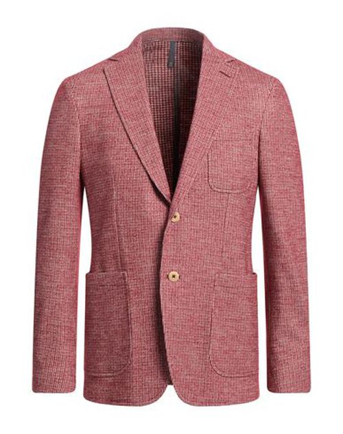 Man Blazer Brick Size 36 Virgin Wool, Cotton