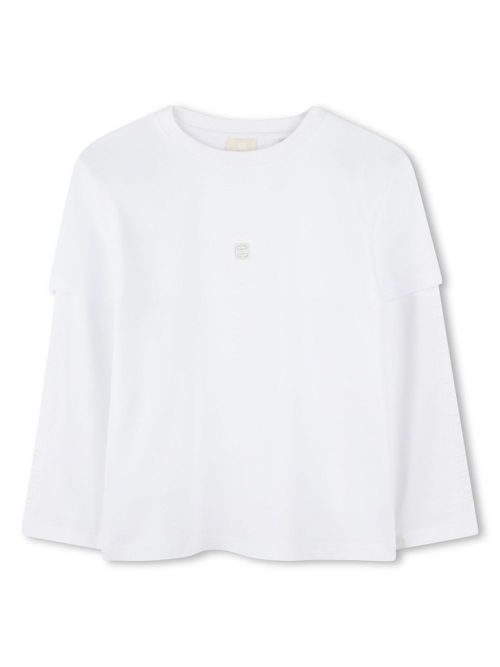 4G-plaque T-shirt - White