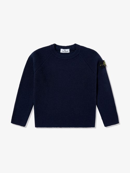 Kids Wool Jumper in Navy 12 Years Blue By Childsplay Clothing