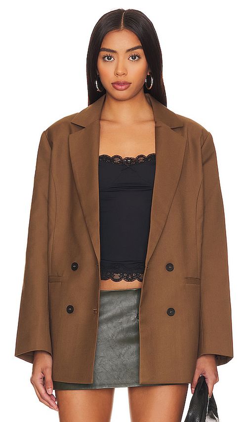 LIONESS Wyoming Blazer in Chocolate. -  XS also in