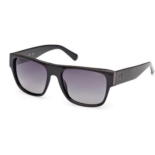 Guess Hombre Guess GU00277 01D Gafas de sol Inyectado Negro Fumar Cuadrada Polarizado