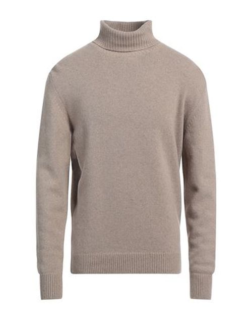 Man Turtleneck Beige Size XL Cashmere