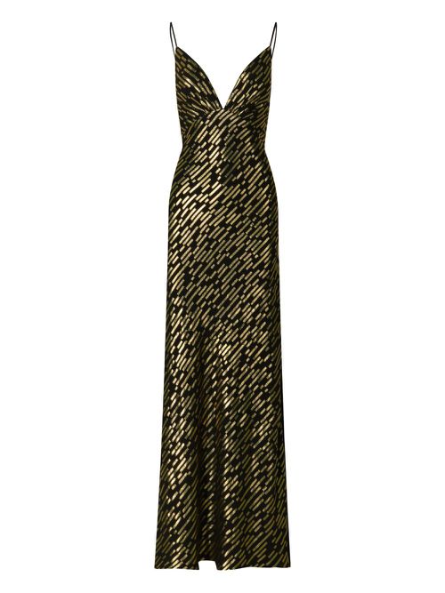 Johanna Ortiz Tropical Echos maxi dress - Black