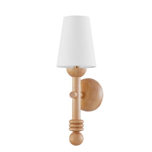 Patina Brass One Light Wall Sconce from the Iver Collection