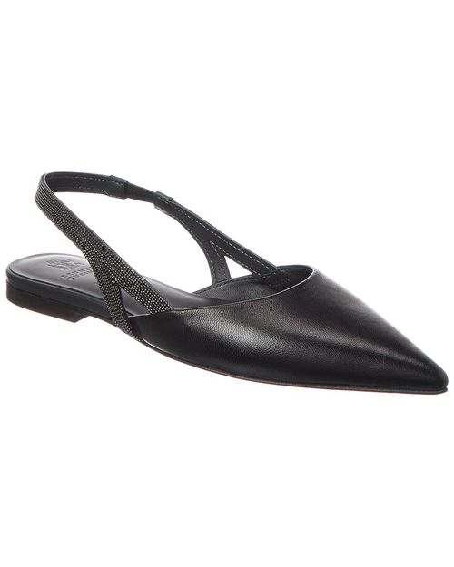 Brunello Cucinelli Slingback Leather