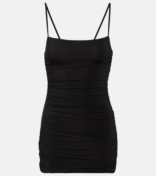 Wardrobe. NYC Ruched jersey minidress