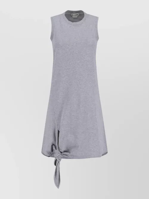 JW Anderson - sleeveless dress round neck knot detai