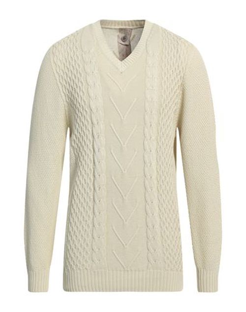 Man Sweater Beige Size 44 Cotton