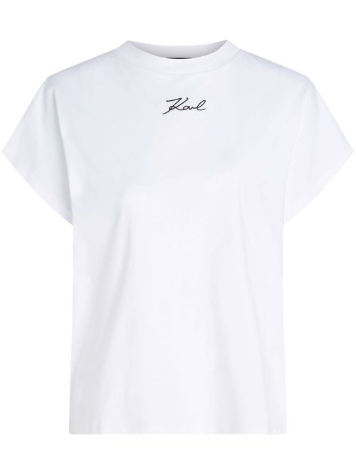 Karl Signature T-shirt - White