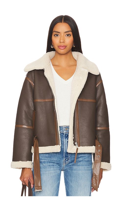 HEARTLOOM Olina Jacket in Brown. - XS also in L, M