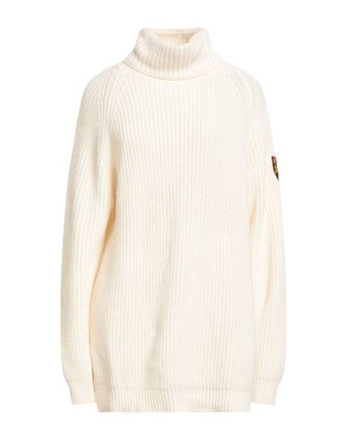 Woman Turtleneck Cream Size L Cashmere