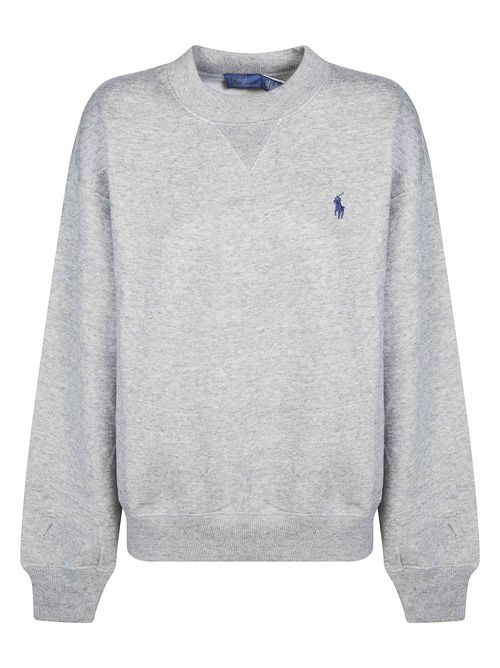 Women's Polo-Inspired Sweatshirt