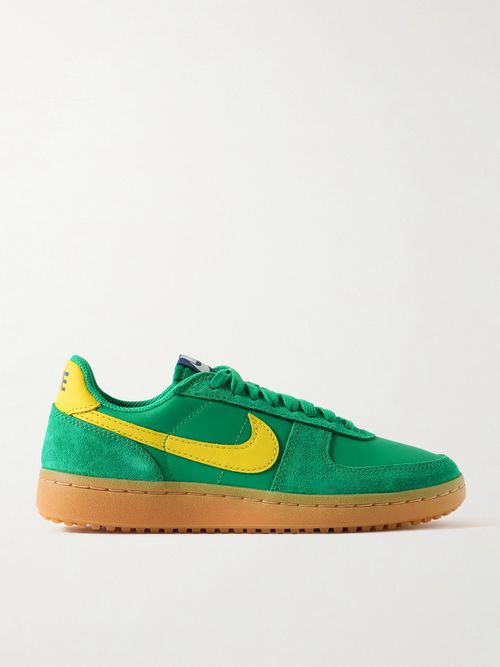 Field General Leather And Suede Sneakers - Green
