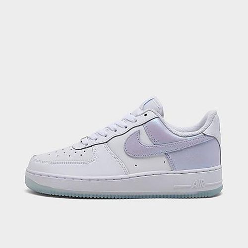 Women's Air Force 1 '07 SE Casual Shoes in White/Pure Violet
