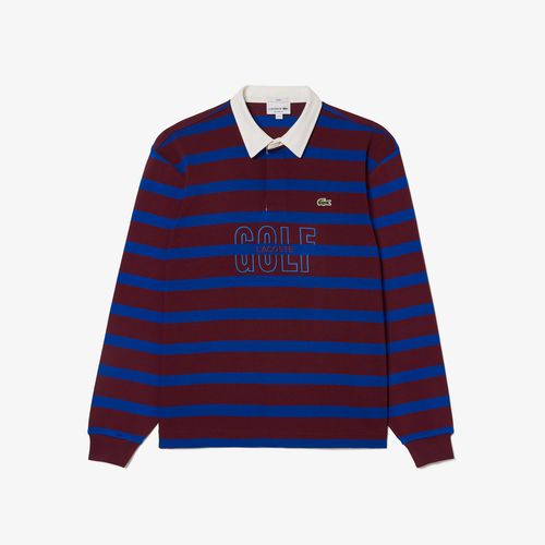 Unisex Long Sleeve Striped Rugby Shirt