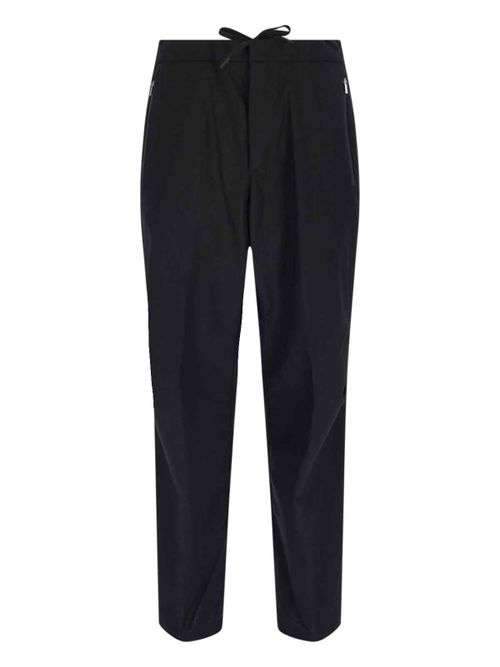 Tailored Wool-Blend Trousers with Polyester Lining