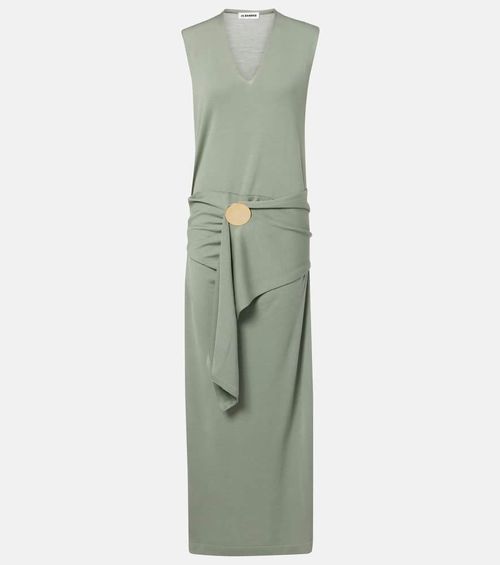 Virgin wool maxi dress