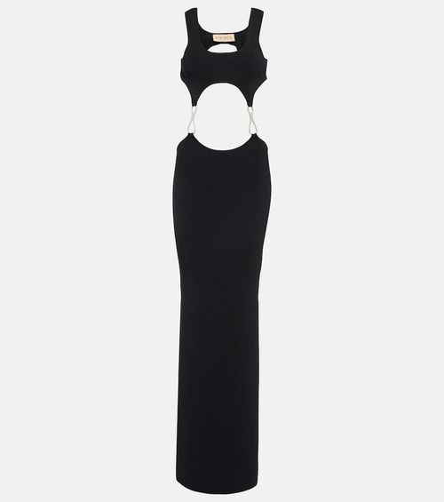 Aya Muse Heri cutout knit maxi dress