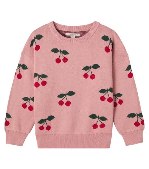 Konges Sløjd Lapis jacquard cotton-blend sweater