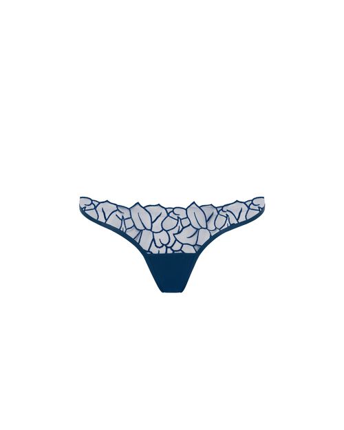 Bluebella Laurel Sheer Floral Panty Navy