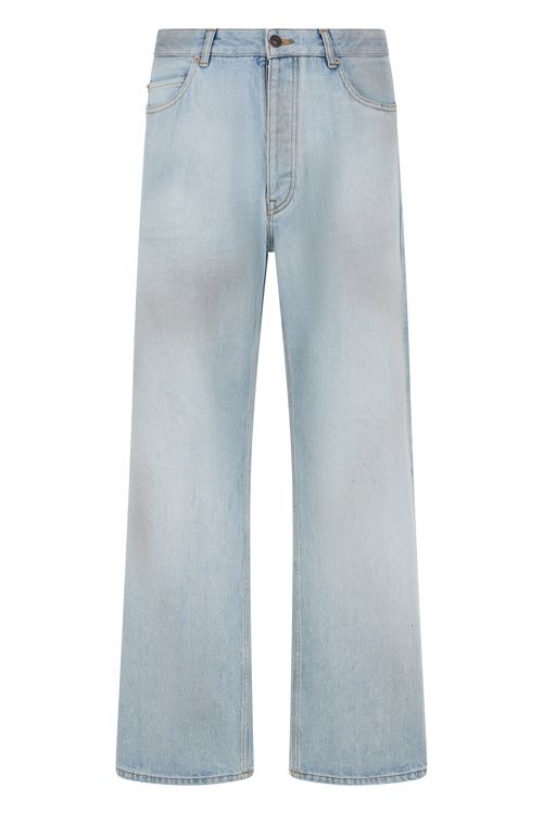 Straight Leg Denim Pants