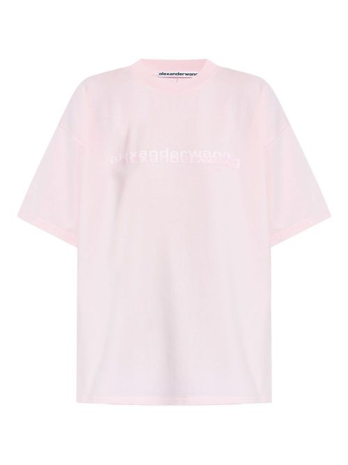 Logo-print T-shirt - Pink
