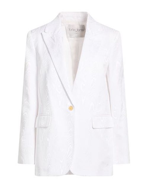 Forte_forte Woman Blazer White Size 1 Cotton, Polyester