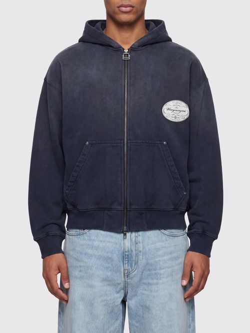 Sweatshirt Men color Blue
