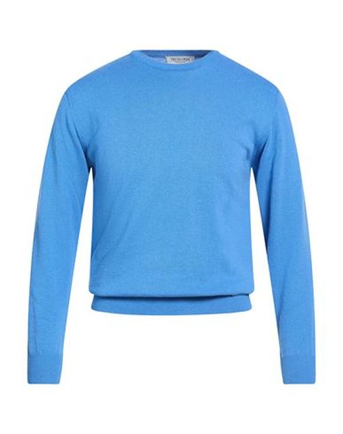 Man Sweater Azure Size M Cotton