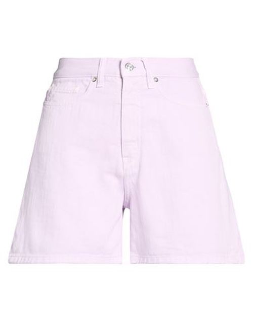 Woman Denim shorts Lilac Size 26 Cotton
