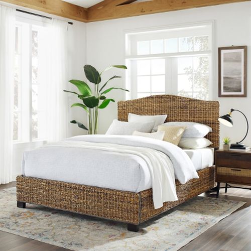 Crosley Furniture Serena King Platform Bed, Brown