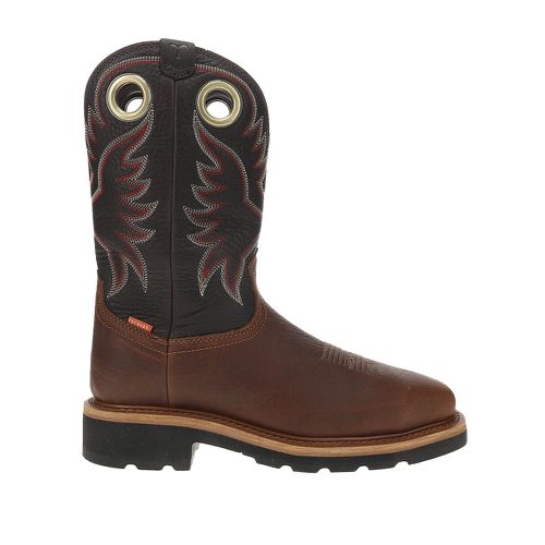 LongHaul Embroidered Waterproof Square Composite Toe Work Boot