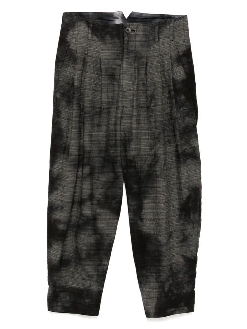 CALMLENCE triple pleated tapered trousers - Grey