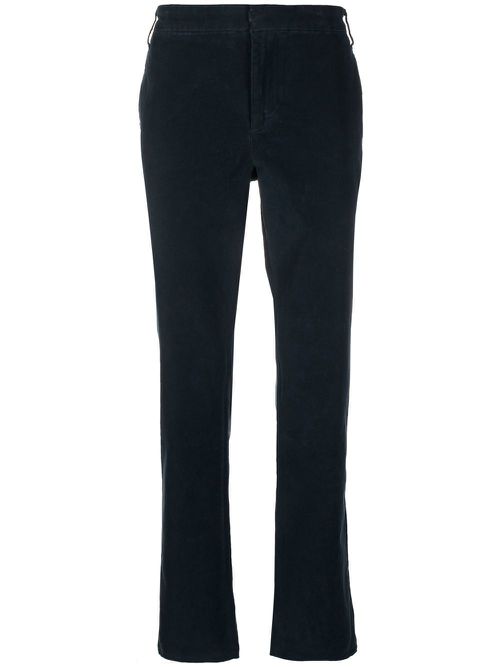Slim-cut leg trousers - Blue
