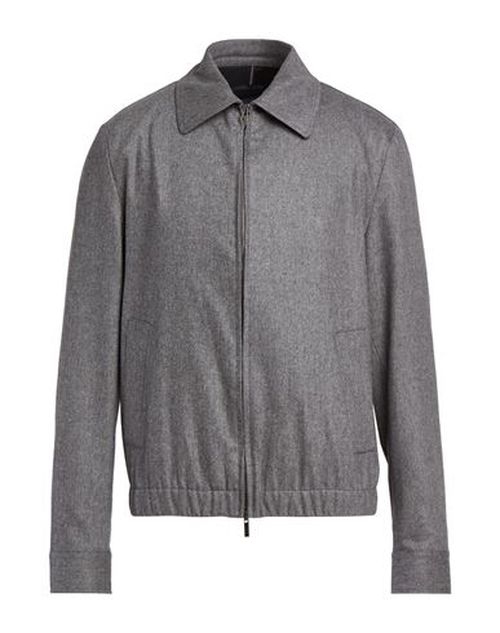 Man Jacket Grey Size 36 Virgin Wool, Cashmere, Elastane